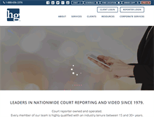 Tablet Screenshot of hglitigation.com